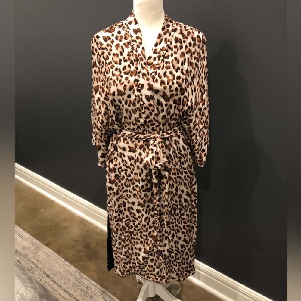 Chico’s leopard robe